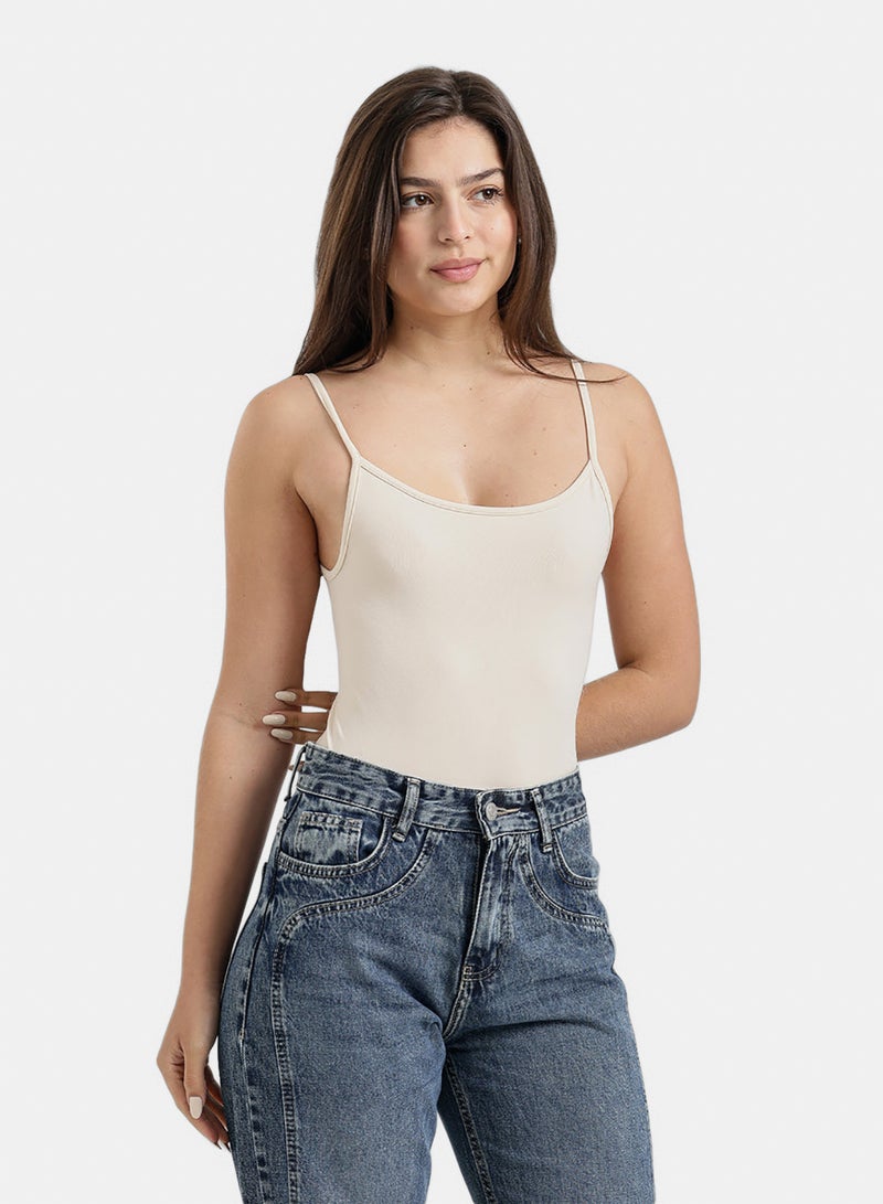 Carina Spaghetti Strap Cami Bodysuit - Image 1